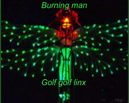 Burning Man Golf Linx logo